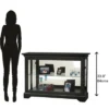 Howard Miller 680594 Howard Miller Underhill Ii Curio Cabinet 680594 Black Satin