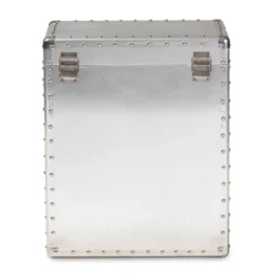 Serge Metal 2 Drawer Accent Storage Chest Silver - Baxton Studio -Baxton Studio Store GUEST a04e8697 c8ea 421f a091 06d2c4a44ab3