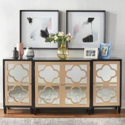 Broadway Cabinet With Mirror - Lifestorey -Baxton Studio Store GUEST a0c20939 6b28 4226 93d3 08e59047149b