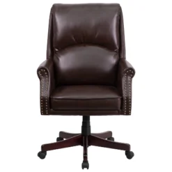Emma And Oliver High Back Pillow Back Leather Executive Swivel Office Chair With Arms 17 Emma And Oliver High Back Pillow Back Leather Executive Swivel Office Chair With Arms -Baxton Studio Store GUEST a0c441b2 6f6a 4ebd a0ae 32d33ae9c788