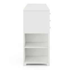 Linsell Glam 6 Drawer Vanity Table Luminous White - MiBasics -Baxton Studio Store GUEST a2065dfa 12ee 4c2e a3fb 9811cc25283b