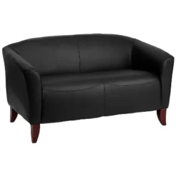 Emma And Oliver Leather Reception/Living Room Loveseat With Cherry Wood Feet 19 Emma And Oliver Leather Reception/Living Room Loveseat With Cherry Wood Feet -Baxton Studio Store GUEST a212e3be 1ec7 4a2f 84bb 69088b4d4665