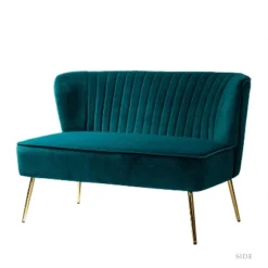 Velvet Nicolas Loveseat Sofa | Karat Home -Baxton Studio Store GUEST a2aaaf3a 9b5a 48b7 9592 316219852218