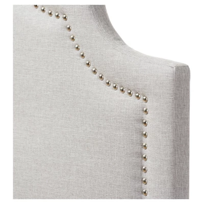 Cora Modern And Contemporary Fabric Upholstered Headboard - Baxton Studio 2 Cora Modern And Contemporary Fabric Upholstered Headboard - Baxton Studio - Image 2