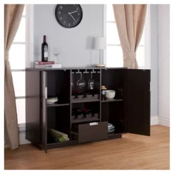 Roslyn Modern Multi-Storage Buffet Espresso - HOMES: Inside + Out -Baxton Studio Store GUEST a3c4aa17 430f 4e37 b7d7 bb01b7da30f4