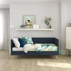 Fabio Mid Century Upholstered Daybed - Room & Joy -Baxton Studio Store GUEST a3d90bb7 9f16 49c7 b94d 7e27d865a762