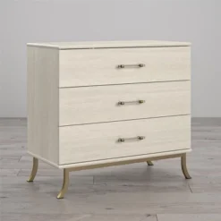 Little Seeds Monarch Hill Clementine 3 Drawer Dresser, White -Baxton Studio Store GUEST a457b0f1 3066 411d aefd acc0a0e91c6a