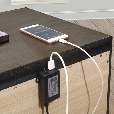 Centralia 3-Drawers Transitional Wood Nightstand In Gray - Lexicon 4 Centralia 3-Drawers Transitional Wood Nightstand In Gray - Lexicon - Image 4