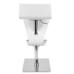 Viva Contemporary Adjustable Barstool Wood/White - LumiSource -Baxton Studio Store GUEST a4b08f30 9397 42b4 8de7 d1bf86d2d6f7