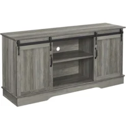 Yaheetech TV Stand Wih Storage, 58" Entertainment Center With Sliding Barn Door 18 Yaheetech TV Stand Wih Storage, 58" Entertainment Center With Sliding Barn Door -Baxton Studio Store GUEST a50abe0f 72b2 4bf6 896c 0a51a98b2431