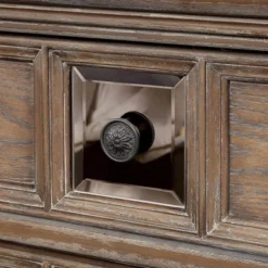 6pc Lellen Bedroom Set Beige/Rustic Natural Tone - HOMES: Inside + Out -Baxton Studio Store GUEST a7516cdc 85b9 4df3 90f5 163150dd2ed6