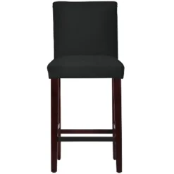 30" Velvet Parsons Barstool Wood - Threshold™ -Baxton Studio Store GUEST a7ae0d6b 625c 47f2 983c 26bcf0f5cda7