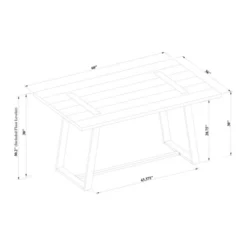 Brimfield Metal Base Dining Table - Threshold 7 Brimfield Metal Base Dining Table - Threshold -Baxton Studio Store GUEST a9d70af0 4bbb 4a50 943e 3523f38714e0