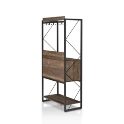 Orella Rustic Baker's Rack Reclaimed Oak - MiBasics -Baxton Studio Store GUEST aa12672f d348 4d57 988b dc93384473a9