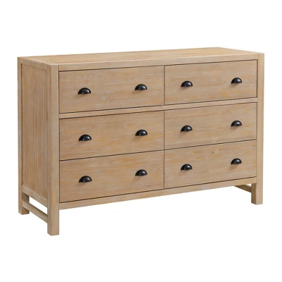 4pc Arden Wood Bedroom Set With 2 Drawer Nightstand With Open Shelf Light Driftwood - Alaterre Furniture 11 4pc Arden Wood Bedroom Set With 2 Drawer Nightstand With Open Shelf Light Driftwood - Alaterre Furniture - Image 11