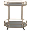Daymont Bar Cart Gold Finish - Signature Design By Ashley