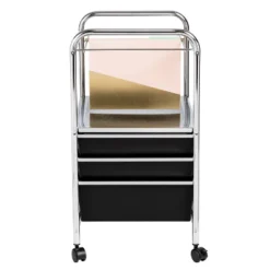 Honey-Can-Do 5 Drawer Rolling File Cart Black -Baxton Studio Store GUEST ac86067a db75 4461 81f6 82c7cd8a7320