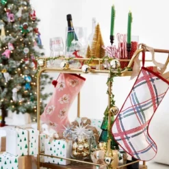 Metal, Wood, And Leather Bar Cart - Gold - Threshold™ -Baxton Studio Store GUEST ad392018 2332 492a 9895 31e97dc6f038