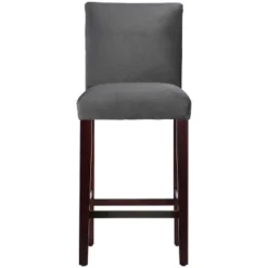 30" Velvet Parsons Barstool Wood - Threshold™ -Baxton Studio Store GUEST ae968ddc 385e 42db a7a9 708cb697a15f