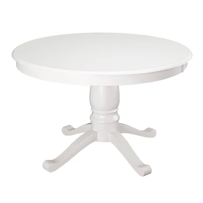 5pc Kale Pedestal Dining Set - White - Buylateral 2 5pc Kale Pedestal Dining Set - White - Buylateral - Image 2