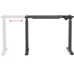 Monoprice Height Adjustable Sit-Stand Riser Table Desk Frame - Black With Electric Single Motor, Compatible With Desktops From 39in-63in Wide -Baxton Studio Store GUEST b0a0906c 6729 49ec 9636 e76c2e874b4c