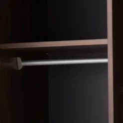 7 Shelf Wardrobe Rikke Two-Tone Wood Storage Cabinet Brown - Baxton Studio -Baxton Studio Store GUEST b1994349 3b44 44f4 976e bbb9cb9f10bf