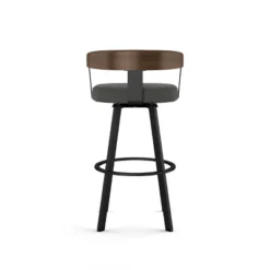 26" Lars Counter Height Barstool - Amisco -Baxton Studio Store GUEST b297fc1a 9526 4add b136 431213077bb2