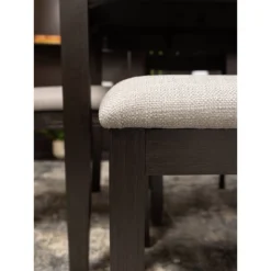 Pearce 6Pc Wood Dining Set With Chairs And Bench Gray/Espresso - Abbyson Living -Baxton Studio Store GUEST b3e4f1a3 4f15 4907 95d2 f9f4c366f1e7