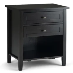 24" Norfolk Solid Wood Nightstand - WyndenHall -Baxton Studio Store GUEST b488a18c b6a7 40db 9323 3f9c89e1b0e3