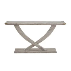 Montana Acacia Wood Console Table Light Barnwood - Boraam Industries
