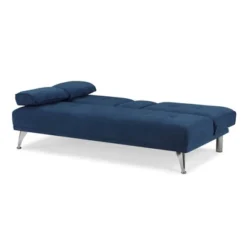 Miley Convertible Futon Sectional Sofa Navy Blue - Serta 9 Miley Convertible Futon Sectional Sofa Navy Blue - Serta -Baxton Studio Store GUEST b5598606 ef49 418a 8fd3 1ac04c7c8d31