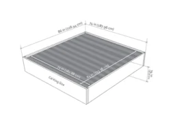 VANT Upholstered Platform Bed - Easy Assembly Bed Frame No Box Spring Needed Foundation For Optimal Support - Sleek Modern Design For Any Bedroom -Baxton Studio Store GUEST b5b4fe52 81f6 4713 815e a09ac92b72f2