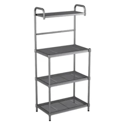 Costway 4-Tier Baker's Rack Microwave Oven Stand Shelves Kitchen Storage Rack Organizer 15 Costway 4-Tier Baker's Rack Microwave Oven Stand Shelves Kitchen Storage Rack Organizer -Baxton Studio Store GUEST b5c7edc5 ebbd 4118 9003 36dc761e1205