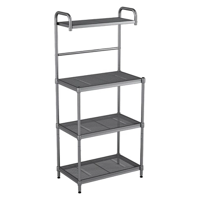 Costway 4-Tier Baker's Rack Microwave Oven Stand Shelves Kitchen Storage Rack Organizer 7 Costway 4-Tier Baker's Rack Microwave Oven Stand Shelves Kitchen Storage Rack Organizer - Image 7