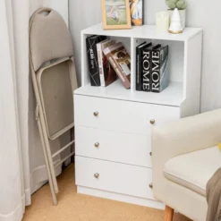 Costway 6 Pack Folding Chairs Portable Padded Office Kitchen Dining Chairs Beige -Baxton Studio Store GUEST b5d03efa 3caf 4aa4 a86e c6bd706d5ddc