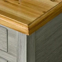 HOMCOM Vintage Console Table With 2 Drawers, Retro Entryway Table For Hallway, Living Room And Hallway, Gray -Baxton Studio Store GUEST b687b841 8505 4d51 9ebc 7c7bd8decaff