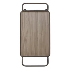 Raddatz Metal X Frame Bar Cart With Wood Shelf Bronze/Walnut - Inspire Q -Baxton Studio Store GUEST b71af786 bc1b 4218 89c1 4c5b10580438