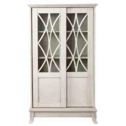 Poyau Sliding Door Cabinet White - Aiden Lane -Baxton Studio Store GUEST b7aa068c eb6a 4aa5 94cd 37f7ce4cb4d0