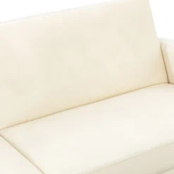 Lanna 76"Wide Vegan Leather Modern Style Convertible Futon Sofa Bed For Living Room Guest Bedroom | ARTFUL LIVING DESIGN -Baxton Studio Store GUEST b86f2069 bcdb 493a 8ccd f71bd56cf860