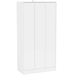 Denmark 3 Door Wardrobe - Polifurniture -Baxton Studio Store GUEST b87b16a6 9200 4750 acd6 943d4d971da7