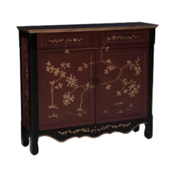 Jenny Hand Painted 2Door Console Table - Powell Company -Baxton Studio Store GUEST b87d0ad0 5f6c 49f7 a73e e44c3ef59d7b