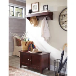 Shaker Cottage Storage Cabinet Bench Espresso - Alaterre Furniture -Baxton Studio Store GUEST b8ba8804 1a2d 48b4 86b1 5a33bec18c1b