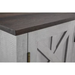 Saw Cut TV Stand For TVs Up To 55" Off White - Home Essentials 21 Saw Cut TV Stand For TVs Up To 55" Off White - Home Essentials -Baxton Studio Store GUEST b951c325 75af 4246 bfd1 95f81e5e3492