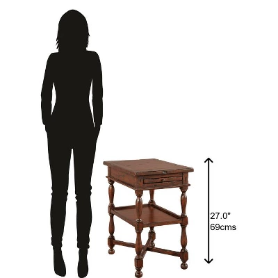 Hekman 81227 Hekman Side Table 8-1227 Antique 4 Hekman 81227 Hekman Side Table 8-1227 Antique - Image 4