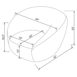 Swivel Accent Chair - Room Essentials™ -Baxton Studio Store GUEST ba44349c 1ec8 4fc6 a351 c93a6f2267d2
