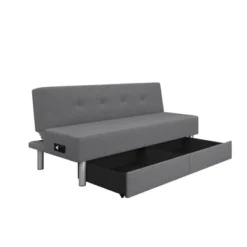 Wilton Dream Convertible Futon Sofa Bed Charcoal - Serta -Baxton Studio Store GUEST bae3c144 5e56 4a3b b7d9 5ed6218d6bcc