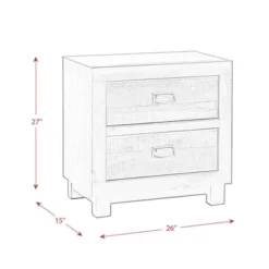 2 Drawer Harrison Nightstand Walnut - Picket House Furnishings 13 2 Drawer Harrison Nightstand Walnut - Picket House Furnishings -Baxton Studio Store GUEST bb276733 6fe0 4463 953a 4a3806c55c7e
