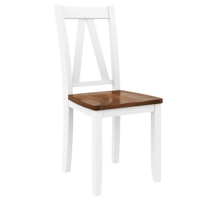 Farmhouse 6-Piece Wood Dining Table Set With Long Bench And 4 Dining Chairs-ModernLuxe 7 Farmhouse 6-Piece Wood Dining Table Set With Long Bench And 4 Dining Chairs-ModernLuxe - Image 7