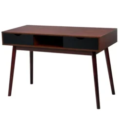 Costway 48'' Computer Desk Study Workstation Laptop Table Home Office W/ Drawers -Baxton Studio Store GUEST bc29b57e 8a39 4aea a9dc af830b1436d1