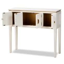 Aiko Wood Console Table White - Baxton Studio -Baxton Studio Store GUEST bc8d3eed f8e6 4168 a4fc 63694efed41d